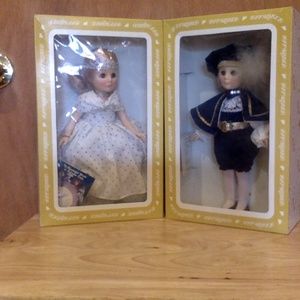 Vintage Effanbee Dolls Cinderella #1176 and Prince Charming #1189 Set